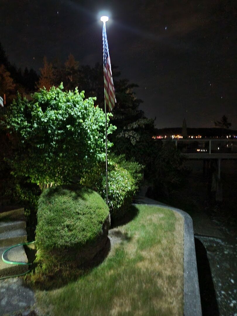 25 ft Aluminum Telescoping Flagpole Kit w/ US Flag The DIY Outlet