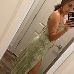 knee length dresses for ladies Pistachio Dupioni Helene Midi Dress main image 1