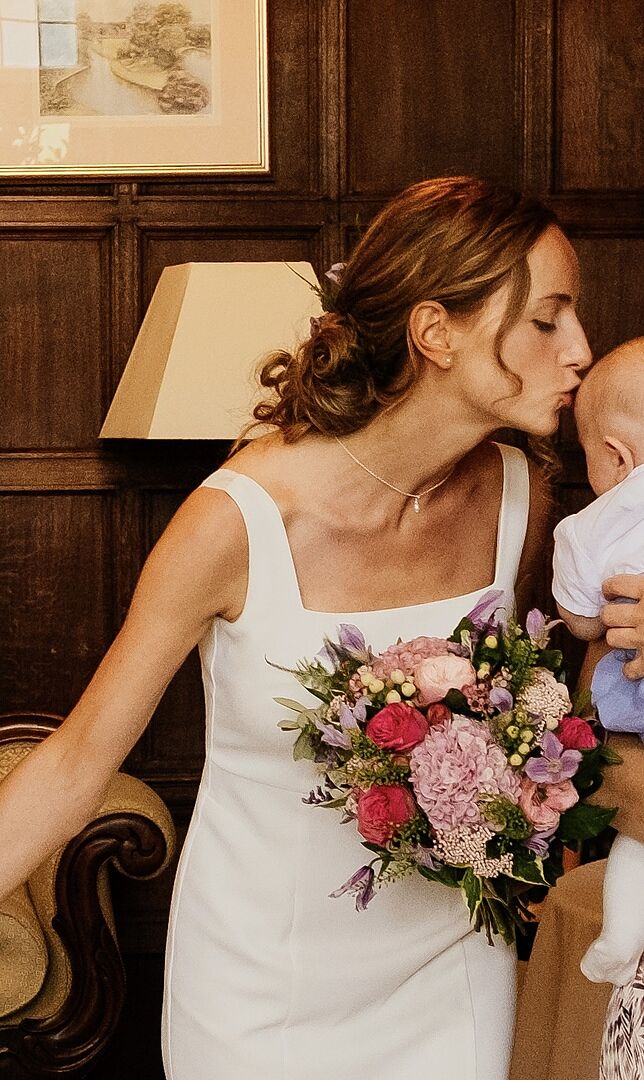 Camilla G., real Britten bride