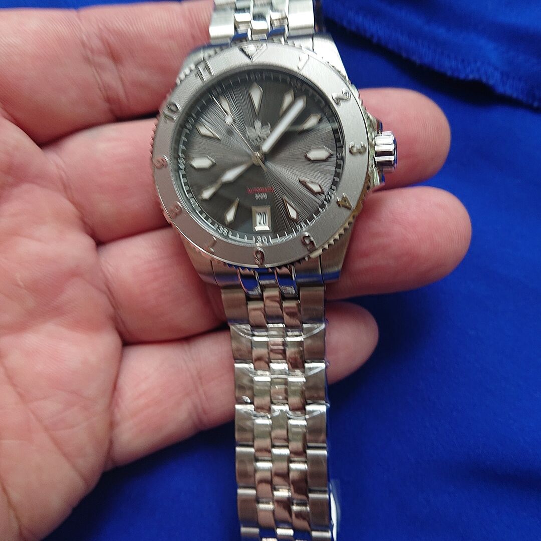 PHOIBOS Voyager 200M Automatic Diver Watch PY026E Sunray Gray