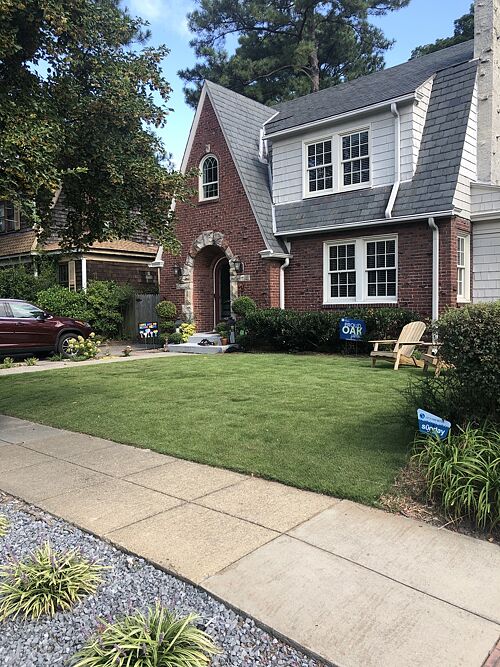 A lawn in Norfolk, VA