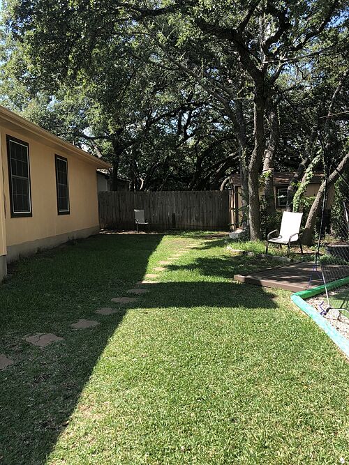 A lawn in Cedar Park, TX