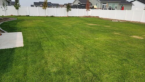 A lawn in Idaho Falls, ID