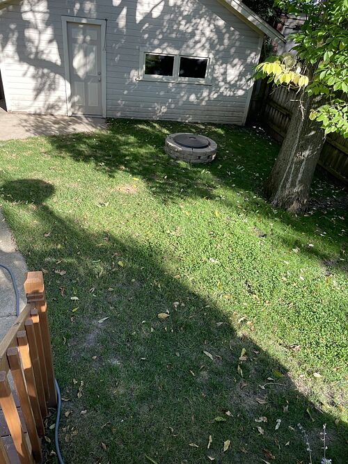 A lawn in Rockford, IL