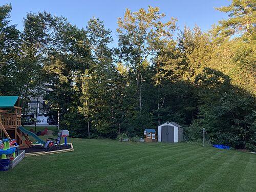 A lawn in New Hampshire, NH