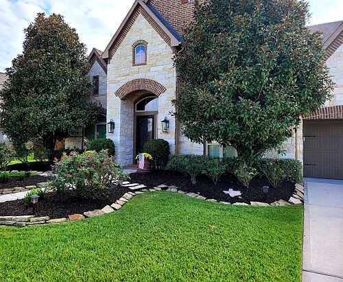 A lawn in Cypress, TX