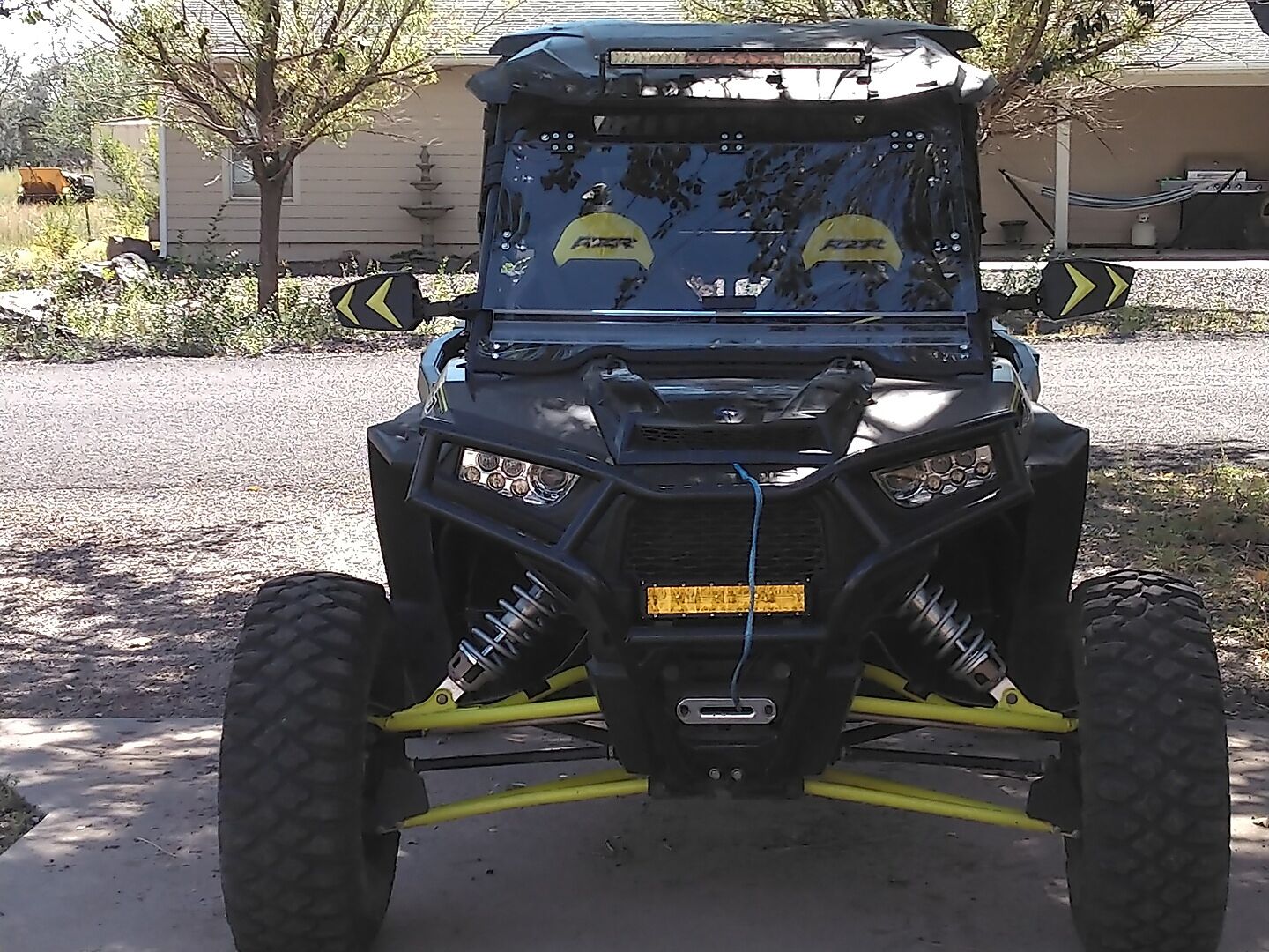 Polaris RZR Seeker Side View Mirrors - Super ATV SVM-003#PO-RZR