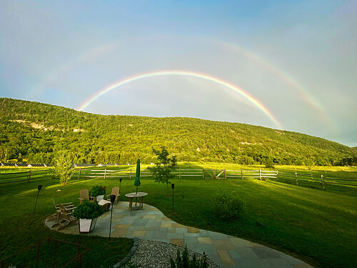 A lawn in VT