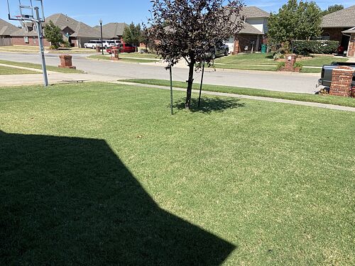 A lawn in Oklahoma