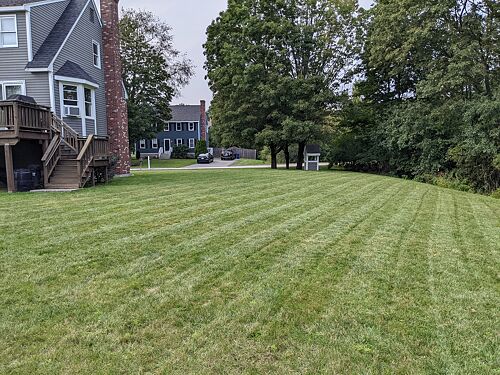 A lawn in Massachusetts, MA