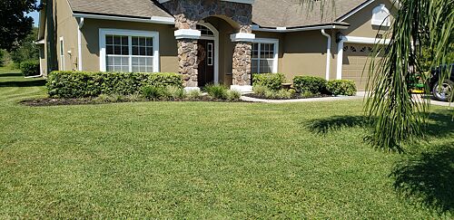 A lawn in St. Augustine, FL