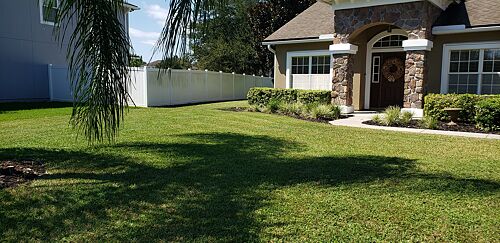A lawn in St. Augustine, FL
