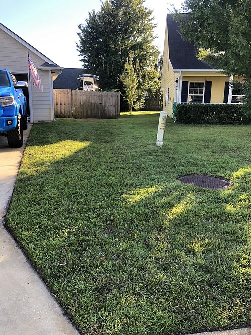 A lawn in Saint Marys, GA