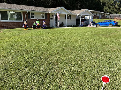 A lawn in Fort Rucker, AL