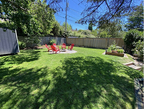 A lawn in Seattle, WA