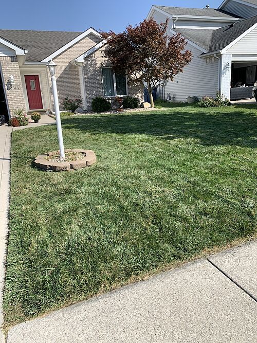 A lawn in Indiana