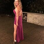 open lace back dress Cassiopeia Open Back Maxi Dress Grape Selfie Leslie