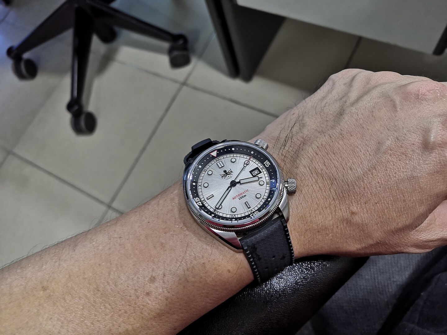 PHOIBOS EAGLE RAY 200M Automatic Compressor Dive Watch PY039G