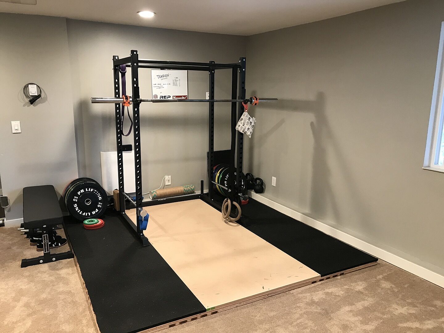 Garage Gym Best Affordable Power Rack PR-1050 Short Power Rack REP