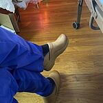 honey distressed dansko clog