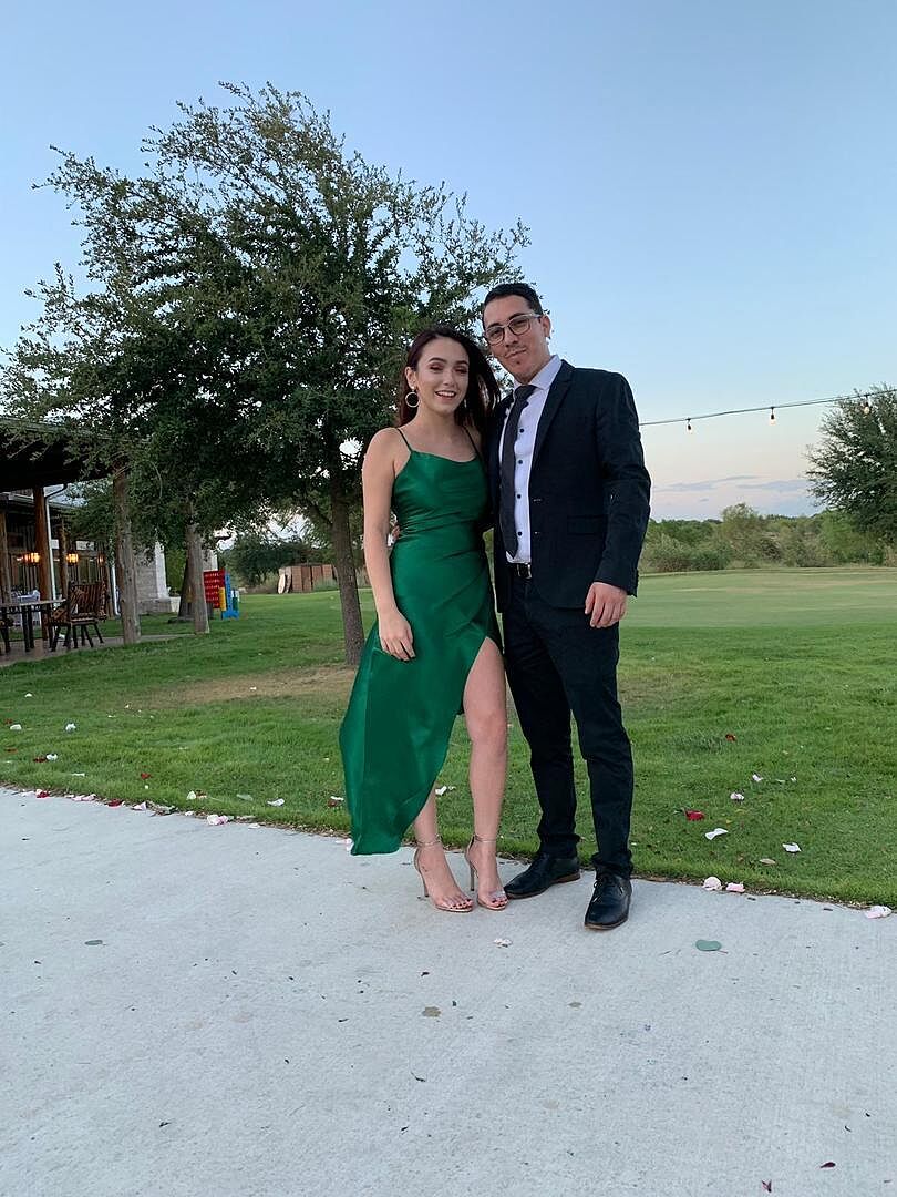 green emerald velvet dress Helsi Low Back Lace Insert Maxi Dress Forest Green main image 1