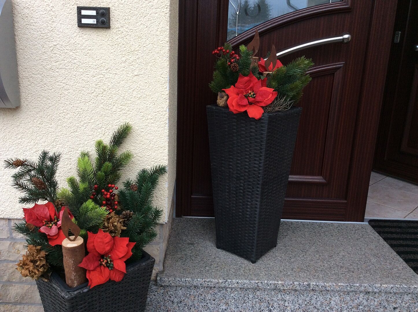 Kundenfoto zu Kerze auf Baum 25 cm - ohne Deko -