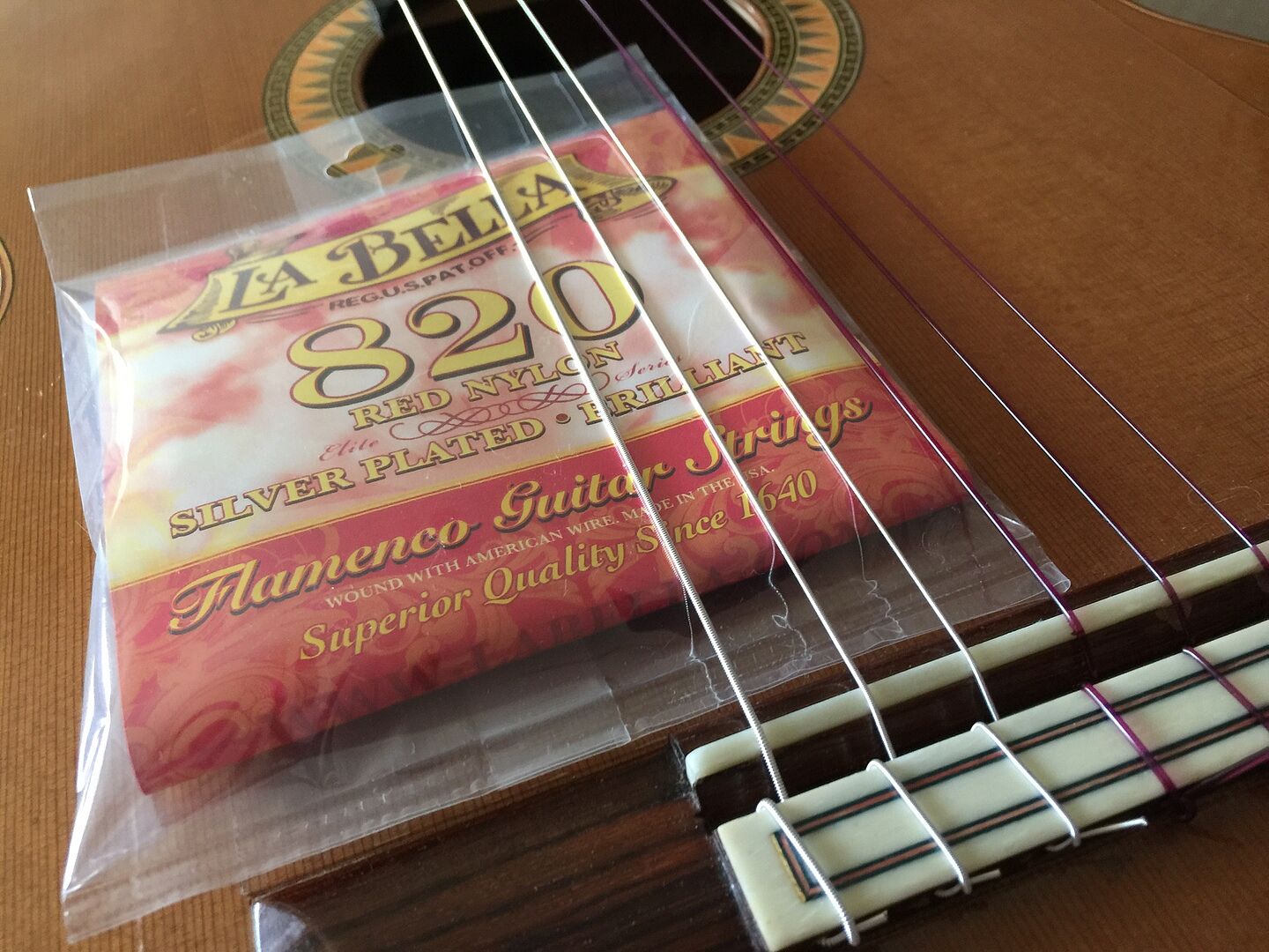 La Bella 820 Elite Flamenco Guitar Strings MT, Bass Set