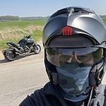 Touring motorcycle helmet: Compact St 
