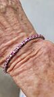 This pink sapphire bracelet is
