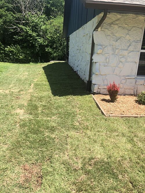 A lawn in Tulsa, OK