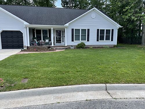 A lawn in Chesapeake, VA