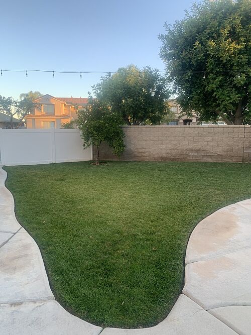 A lawn in Corona, CA