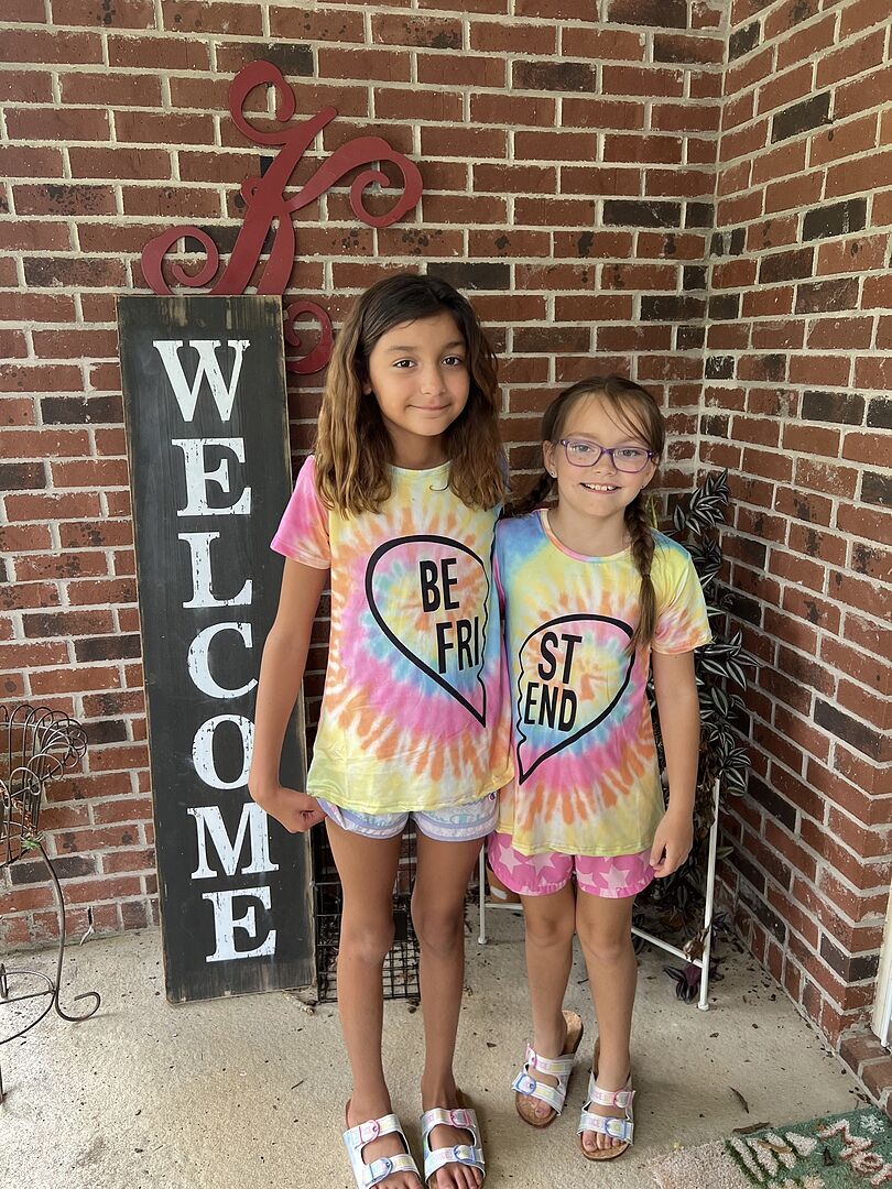 bff tie dye shirts