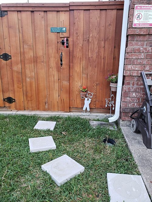 A lawn in Mesquite, TX