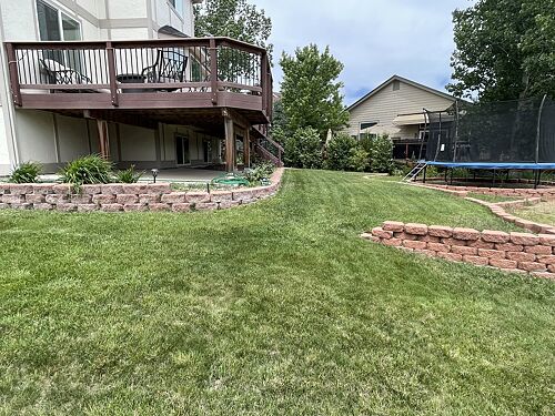 A lawn in Castle Rock, CO