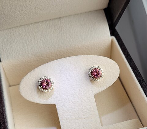 I got these earrings to
