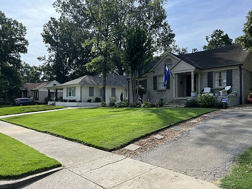 A lawn in Memphis, TN