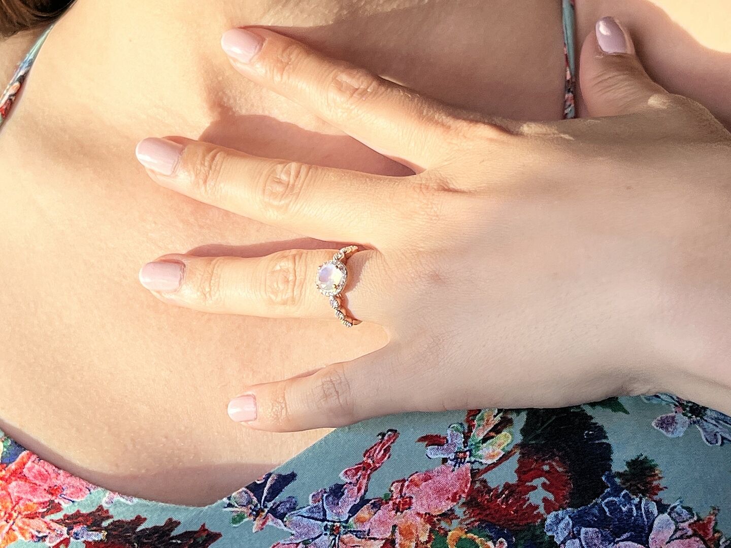 Moonstone Diamond Ring - Soulmate – Moon Magic