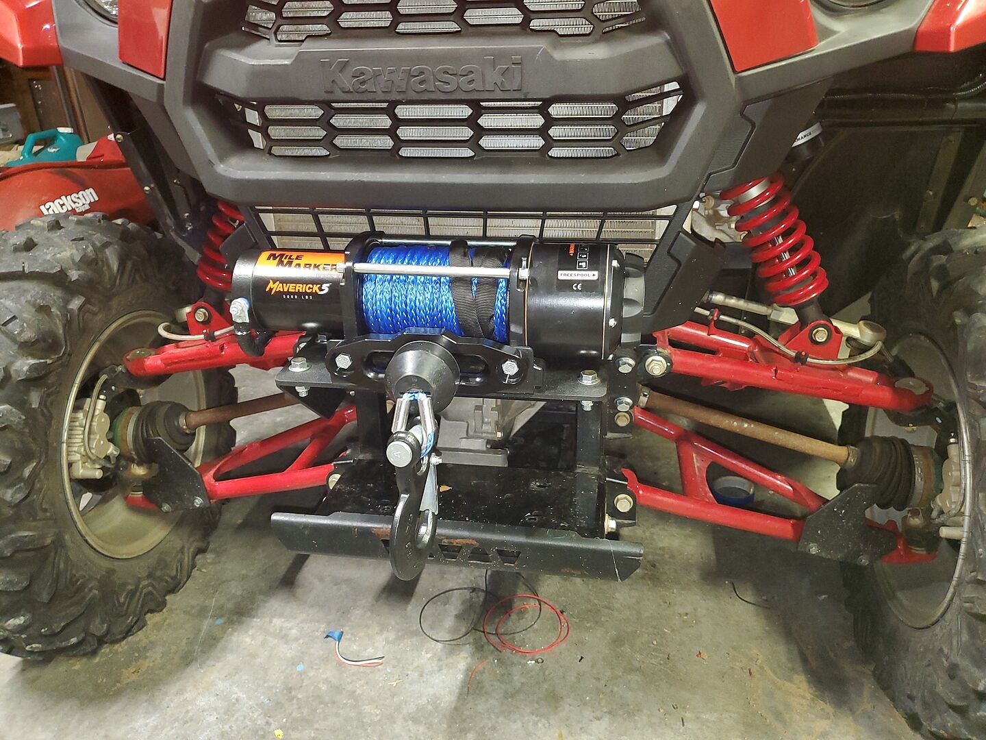 Kawasaki Teryx Winch Mounting Plate SuperATV