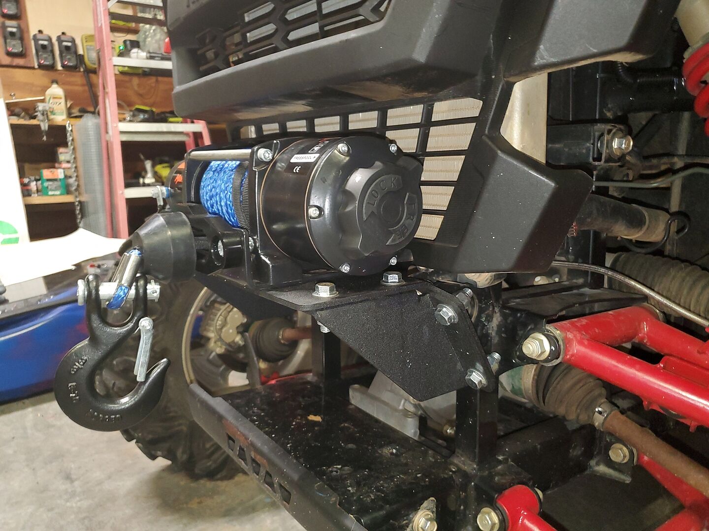 Kawasaki Teryx Winch Mounting Plate SuperATV