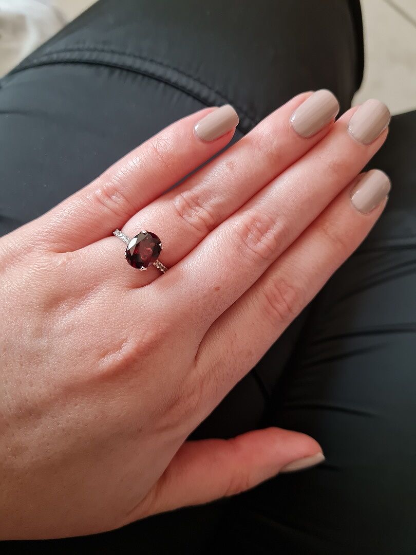 Garnet Ring - Harlow – Moon Magic