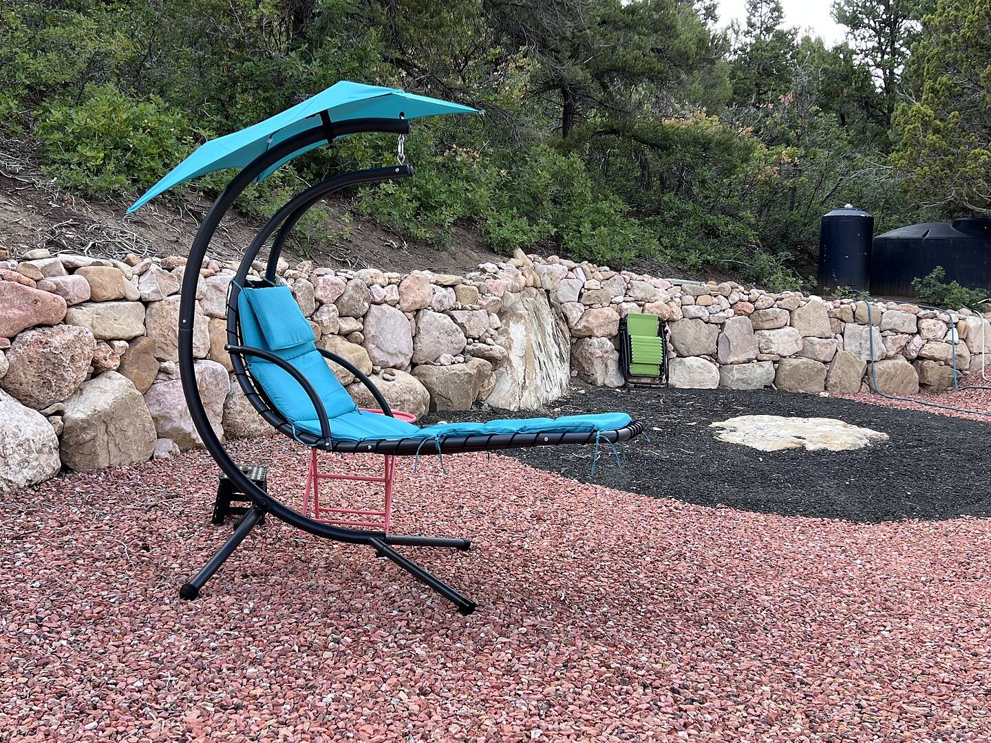 Hanging Curved Chaise Lounge Chair Swing Best Choice Products