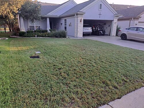 A lawn in Sun City, TX