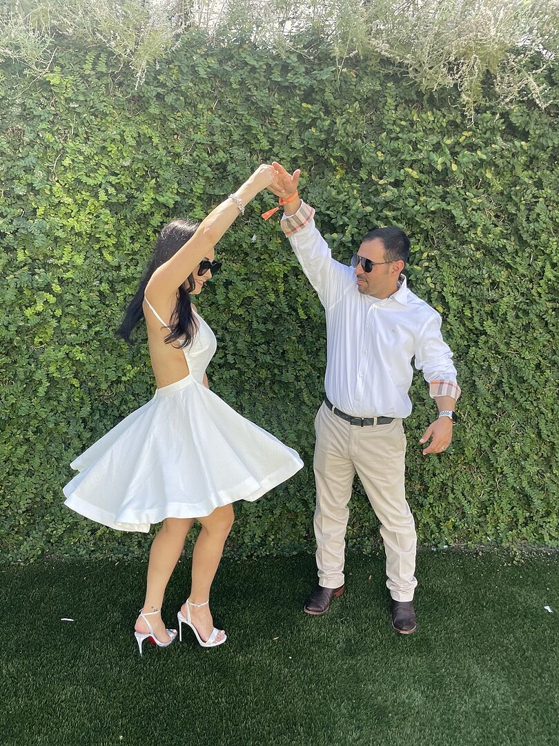 Stella Fit and Flare Backless Dress White | Selfie Leslie