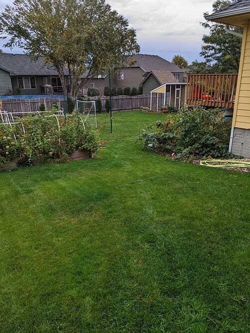 A lawn in Brandon, SD