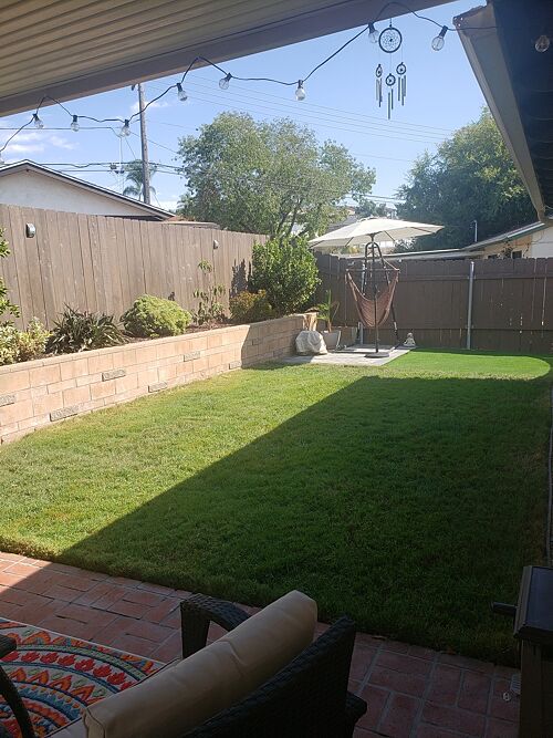 A lawn in San Diego, CA