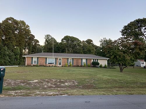 A lawn in NC