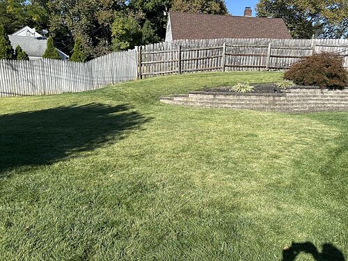 A lawn in Levittown, PA