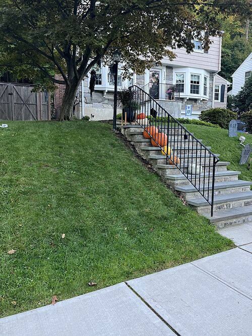 A lawn in West Caldwell, NJ