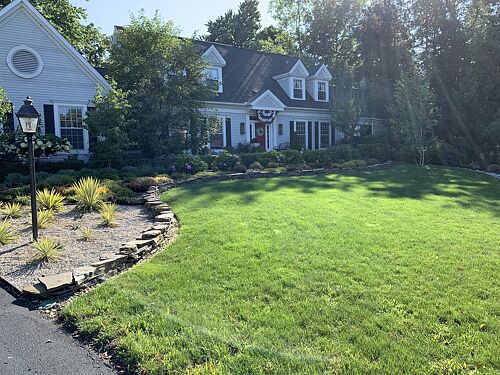 A lawn in Concord Township, OH